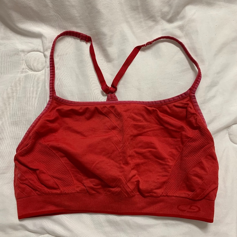 C9 by Champion Red Square Neck Sports Bra